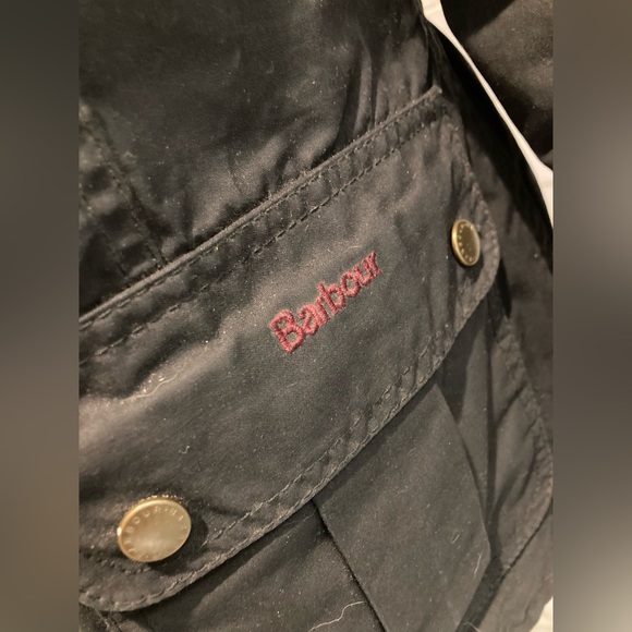 Barbour Women's Utility Jacket Black Size 12 - Picture 3 of 4